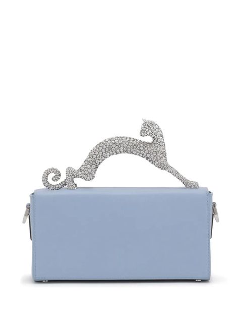 Lanvin mini Pencil Cat tote bag - Blue - zdjęcie produktu nr 2