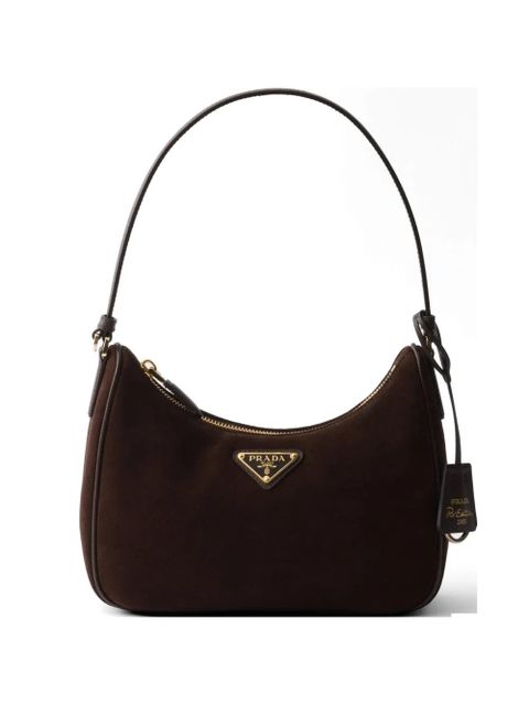 Prada Prada Re-Edition 2005 suede mini-bag - Brown - zdjęcie produktu nr 1