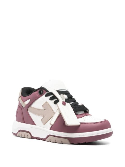 Off-White Out Of Office leather sneakers - Red - zdjęcie produktu nr 2