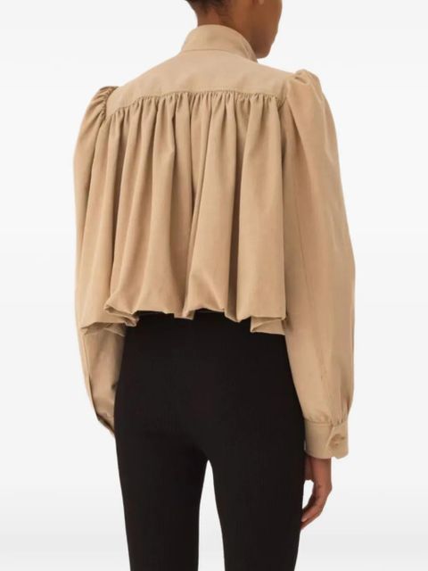 Chloé gathered jacket - Neutrals