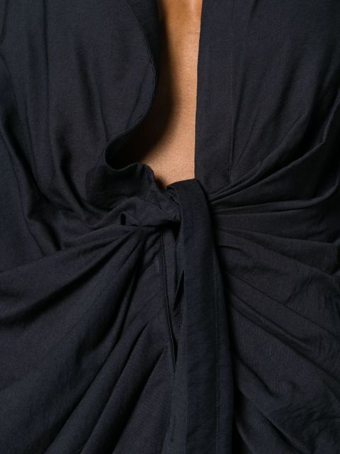 Jacquemus La Robe Bahia draped minidress - Blue