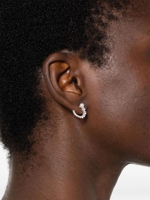 Swarovski Matrix stud earrings - Silver - zdjęcie produktu nr 2