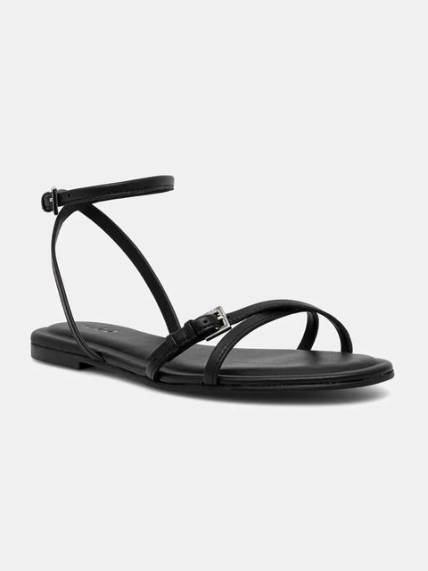 HUGO sandały skórzane Tayna damskie kolor czarny 50542093 - zdjęcie produktu nr 1