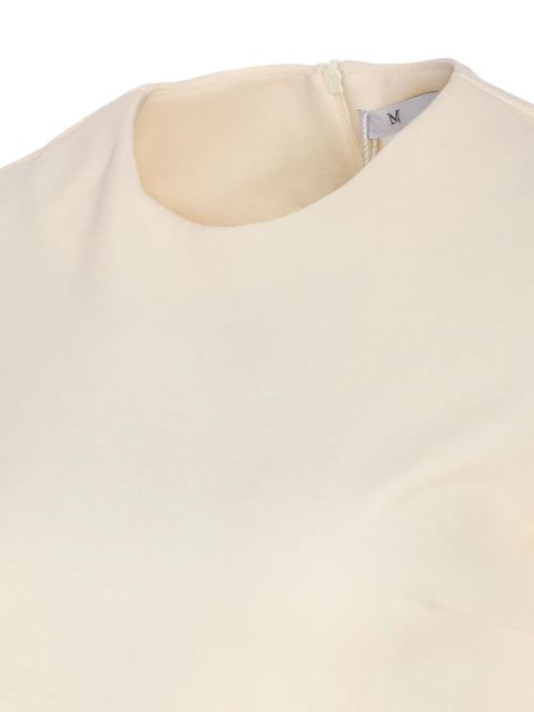 Max Mara Alpino long-sleeved mini dress - Neutrals