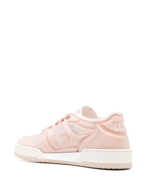 FENDI logo embossed sneakers - Pink