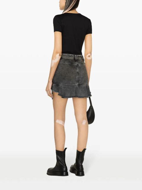 AMBUSH reflective-logo cotton T-shirt - Black - zdjęcie produktu nr 2