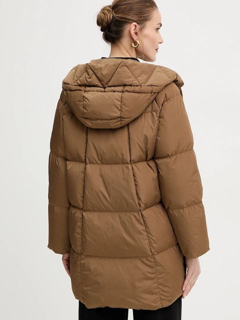 Weekend Max Mara kurtka puchowa NEWBEMBO kolor brązowy zimowa 2525496072600