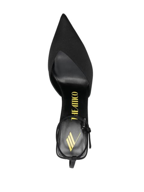 The Attico Perine 115mm contrasting heel pumps - Black