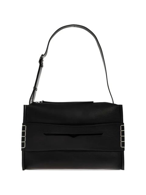 JW Anderson Messenger Loafer leather tote bag - Black - zdjęcie produktu nr 1