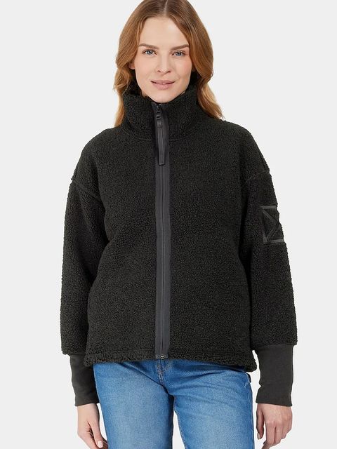 Didriksons bluza MELLA damska kolor czarny gładka 505446 - zdjęcie produktu nr 1