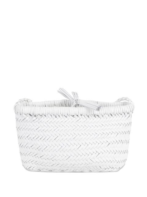 DRAGON DIFFUSION braided tassel-detail shoulder bag - White - zdjęcie produktu nr 1