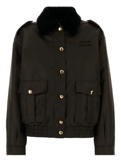 Miu Miu padded military jacket - Green - zdjęcie produktu nr 1