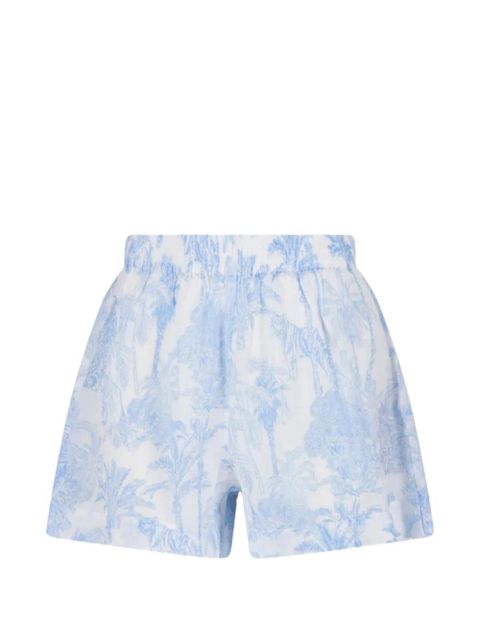 MC2 Saint Barth floral-pattern short - White - zdjęcie produktu nr 1