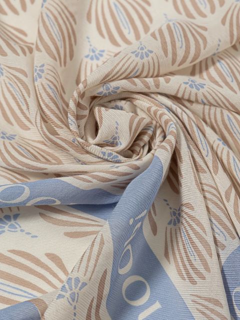 Joop! chusta damska kolor beżowy wzorzysta 30047644