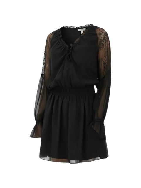 PINKO lace-panelled dress - Black - zdjęcie produktu nr 1