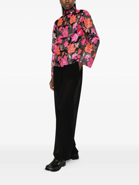 Comme Des Garçons floral-pattern jacket - Black - zdjęcie produktu nr 2