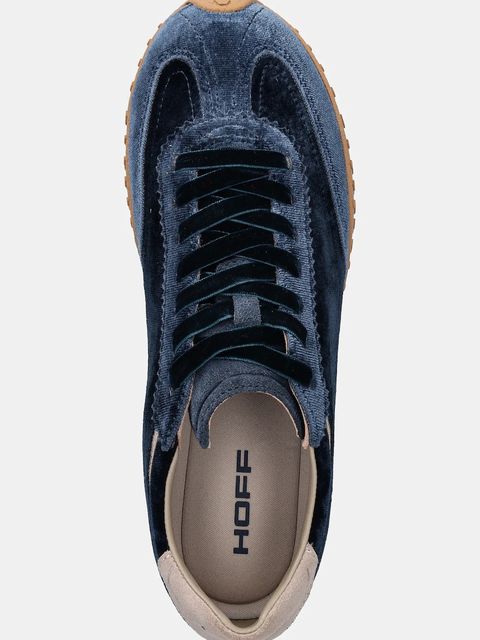 Hoff sneakersy BRIDGE VELVET NIGHT BLUE damskie kolor granatowy 12661011