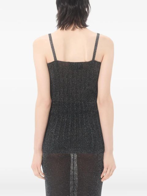 Valentino Garavani Lurex Knit Top - Black