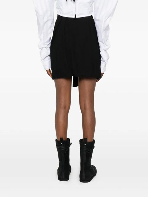 Vivienne Westwood Zora draped mini skirt - Black