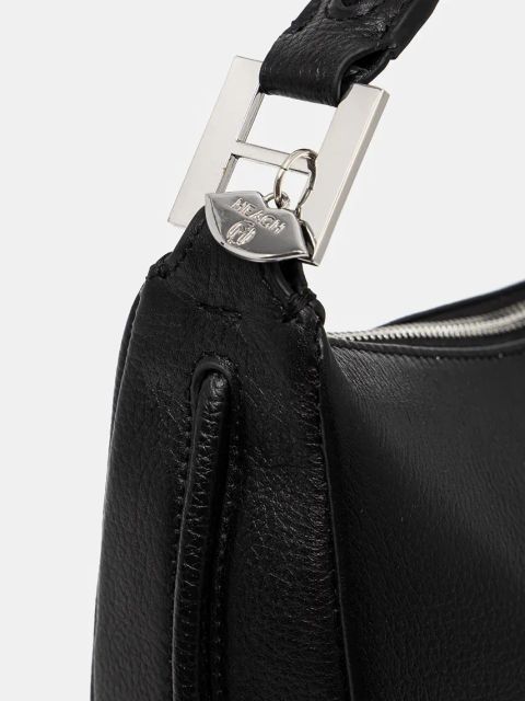 Silvian Heach torebka skórzana SPACCANAPOLI kolor czarny RCP25028BO