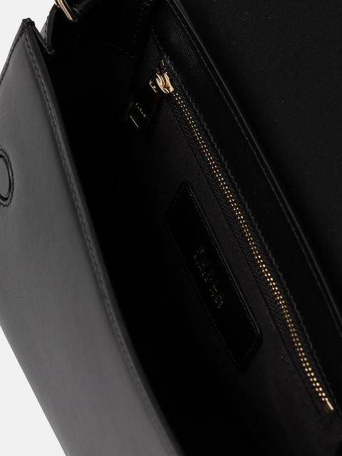 Furla torebka skórzana kolor czarny WB01683.BX3346.O6000