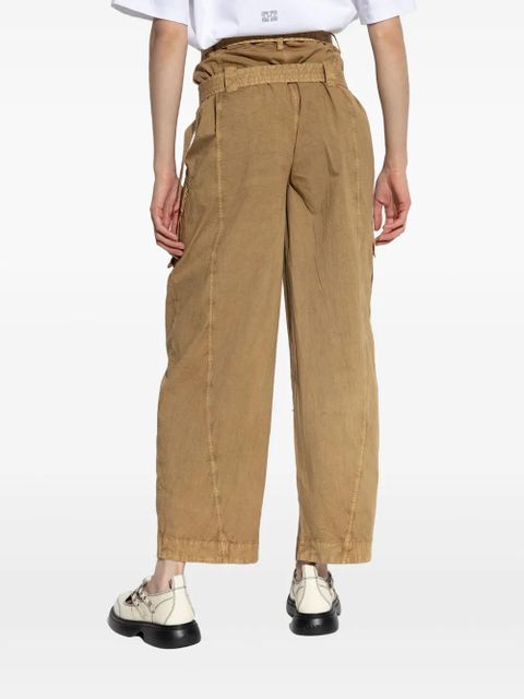 GANNI cotton pocket trousers - Neutrals - zdjęcie produktu nr 2