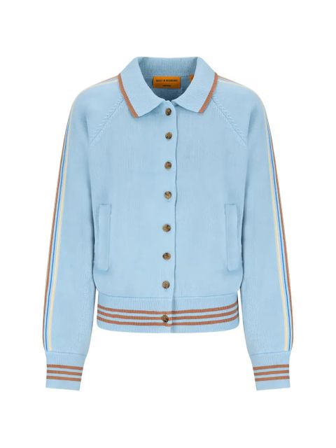 Guest In Residence striped button cardigan - Blue - zdjęcie produktu nr 1