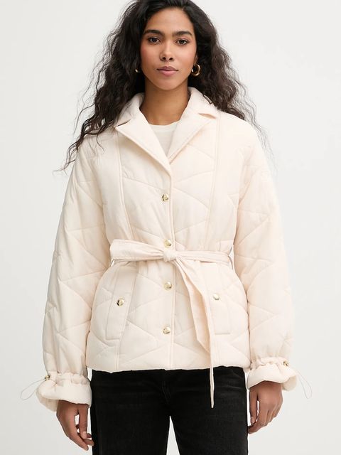 Liu Jo kurtka kolor beżowy przejściowa TA6225 T324A - zdjęcie produktu nr 1