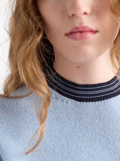 Prada cashmere crew-neck sweater - Blue