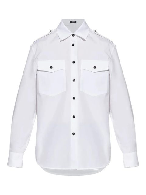 Versace flap-pocket buttoned shirt - White - zdjęcie produktu nr 1