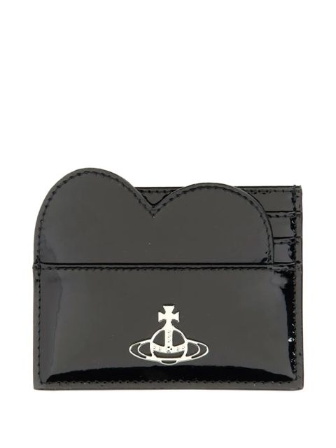 Vivienne Westwood heart card holder - Black