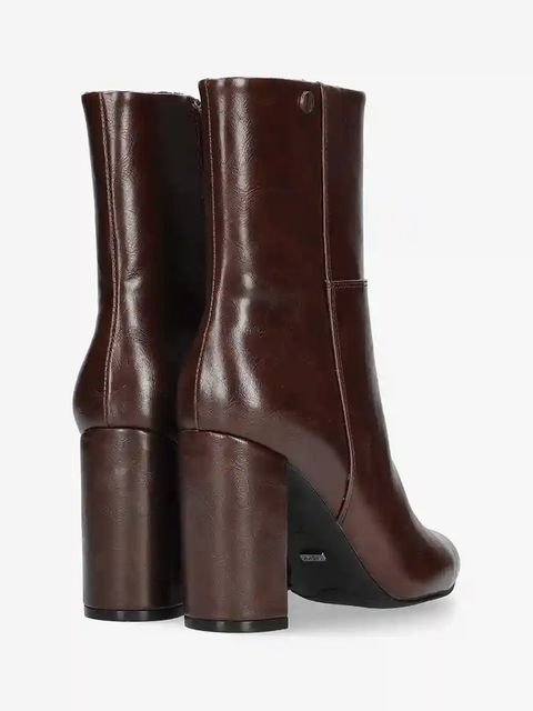 Mexx botki KIANNA INDY damskie kolor bordowy na słupku MI001700253W