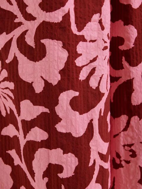 Essentiel Antwerp Jomery floral-print drawstring trousers - Brown