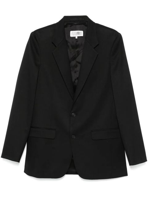 MM6 Maison Margiela single-breasted blazer - Black - zdjęcie produktu nr 1