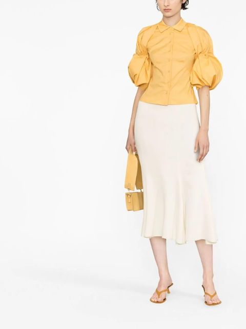 Jacquemus La Chemise Maraca shirt - Yellow - zdjęcie produktu nr 2