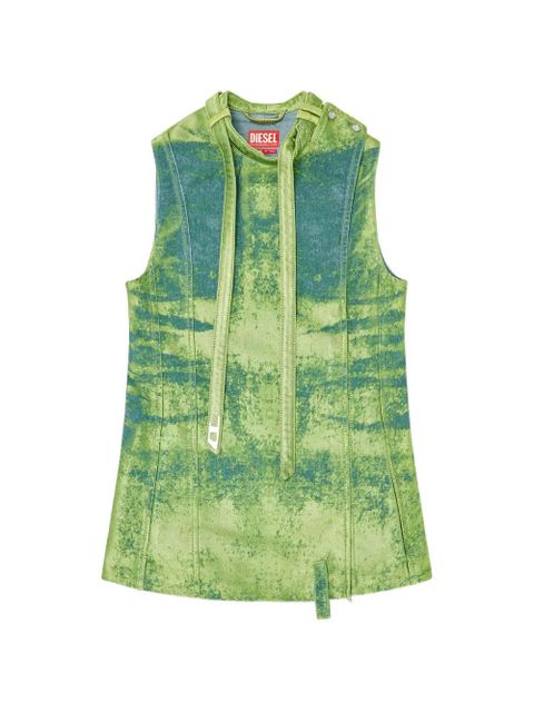 Diesel biker-straps vest - Green - zdjęcie produktu nr 1