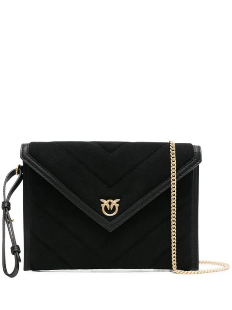 PINKO quilted flap clutch bag - Black - zdjęcie produktu nr 1