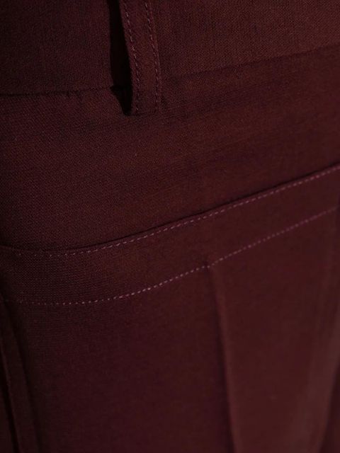 Victoria Beckham Alina palazzo pants - Red