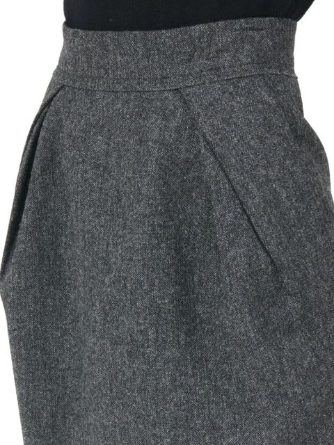 Maison Margiela pleated midi skirt - Grey