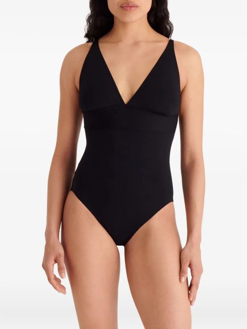 ERES Larcin V-neck swimsuit - Black