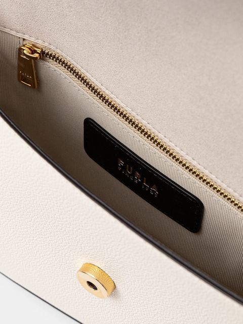 Furla torebka skórzana Moonlight S kolor beżowy WB01887 BX3036 PNN00