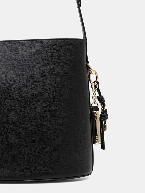 Furla torebka skórzana kolor czarny WB01875 ARE000 O6000