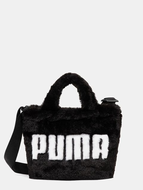 Puma torebka Up Faux Fur Mini kolor czarny 91713 - zdjęcie produktu nr 1