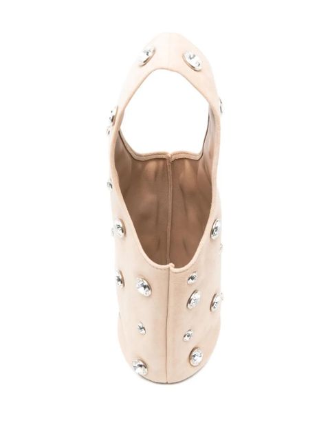 KHAITE small Livia bucket bag - Neutrals