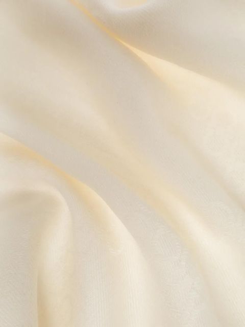 Ferragamo Gancini-monogram scarf - Neutrals