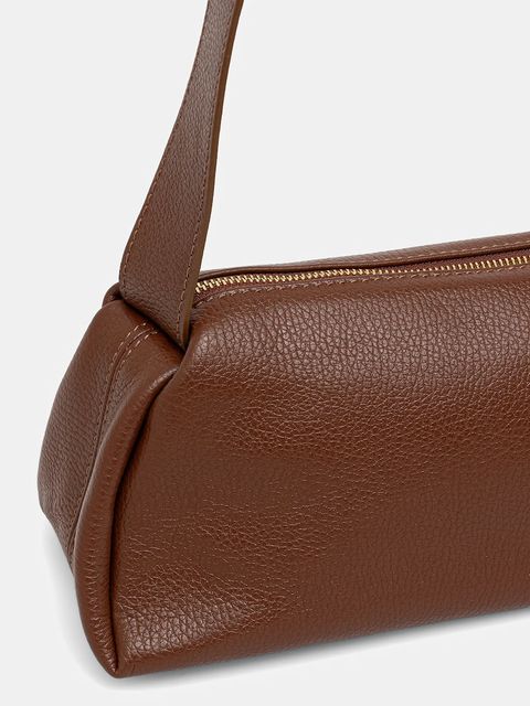 Answear.LAB torebka skórzana kolor brązowy - zdjęcie produktu nr 2