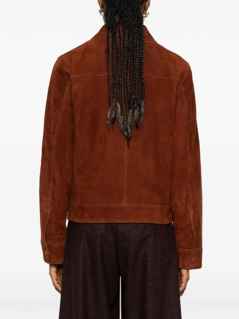 Yves Salomon flap-pocket jacket - Brown
