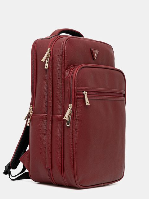 Guess plecak NOROM damski kolor czerwony duży gładki TWSN90 91032