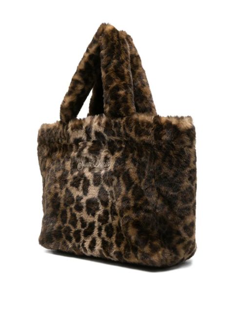 MC2 Saint Barth Colette leopard-print tote bag - Brown
