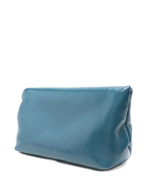 Jil Sander Jewel zip clutch - Blue